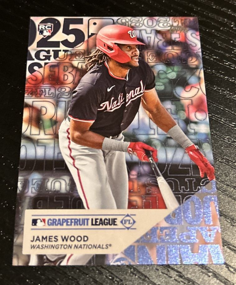 2025 Topps James Wood Rookie Training Grounds