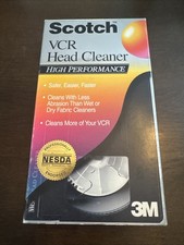 Scotch Professional VCR Head Cleaner VHS 3M