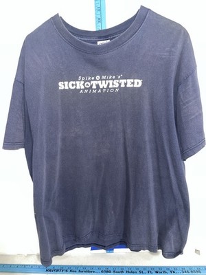 Vintage Orig Spike & Mike's Sick & Twisted Animation Animated Anarchy T-Shirt XL