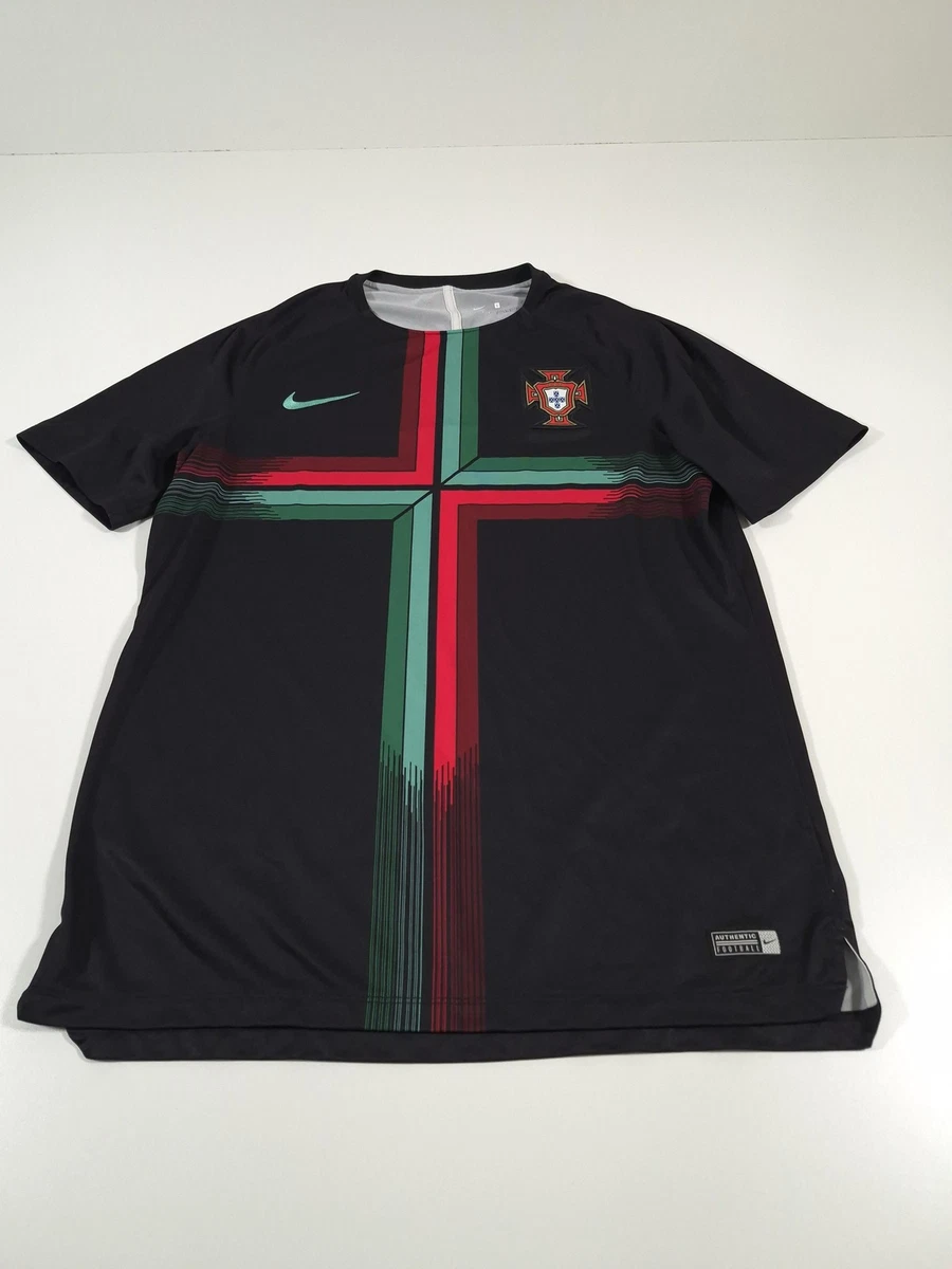 Nike Portugal Black National Team Soccer Fan Apparel & Souvenirs