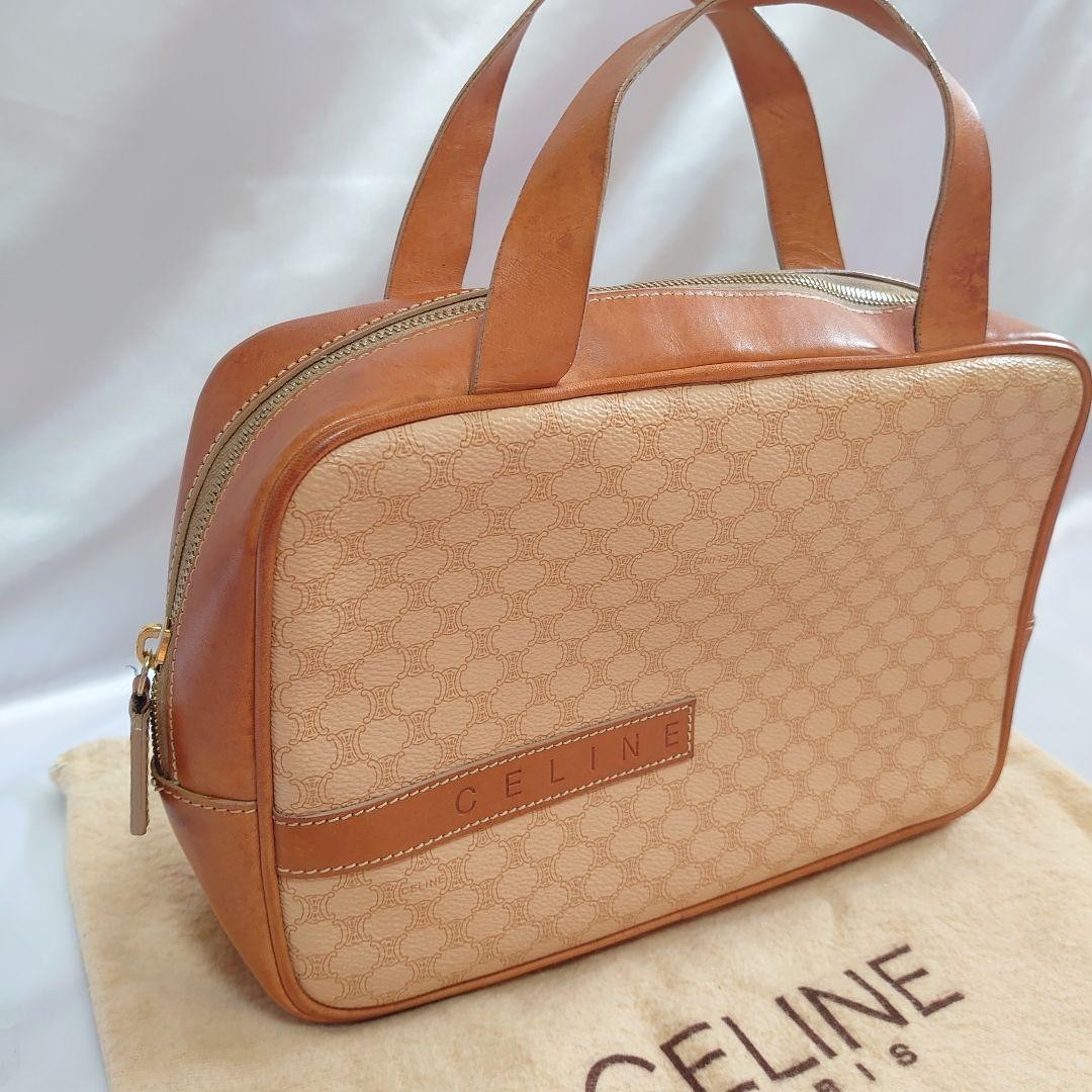 Celine Macadam Pattern Handbag Authentic Luxury D… - image 2