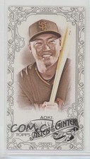 2015 Topps Allen & Ginter's Mini Black Border Norichika Aoki Nori Aoki #125 0a1