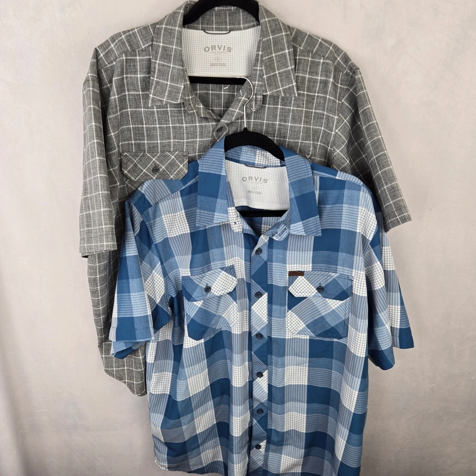 Orvis Mens Short Sleeve Performance Button Fishing Shirt Plaid XL 2 Pack Active
Opens in a new windo