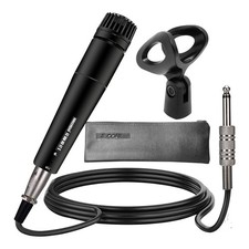 Dynamic Vocal Microphone Cardioid w Cable Clip Bag