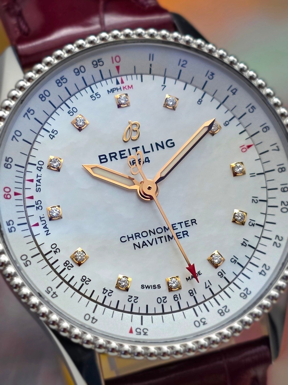 2024 MINT Breitling Navitimer Automatic Mother of… - image 6