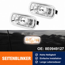2x Seitenblinkleuchte Seitenblinker für Audi A3 8P A4 8E B7 A6 4F 8E0949127