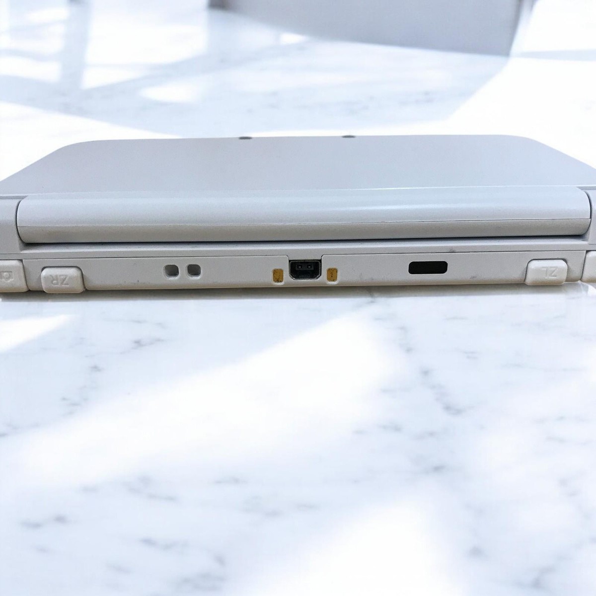 New Nintendo 3DS LL Pearl White Console Stylus Working Tested