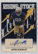 2021 Leaf Valiant Rising Stock Purple /25 Javon McKinley #RS-JMK Auto 17hq