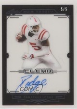 2019 Leaf Trinity Clear Spectrum Silver 5/5 Damarkus Lodge #CA-DL2 Auto pn1