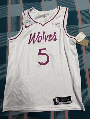 Anthony Edwards Minnesota Timberwolves City Edition Jersey Men’s M White