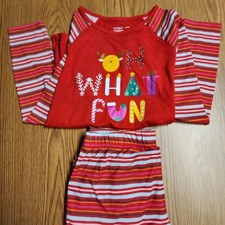 Cat Jack Kids Sz XL 14/16 Unisex Holiday Pajamas Set