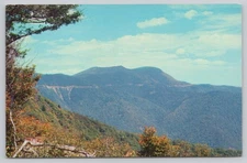 Blue Ridge Parkway North Carolina Black Mountain Range Craggies Vintage Postcard