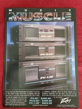 Peavey Power Amplifiers 1993 Print Ad PV-4C , PV-8.5C , PV-1.3K Ad Only