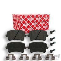 Febi BremsbelÄGe Satz Hinterachse Passend FÜR Audi A6 Q3 Seat Alhambra Vw Cc
