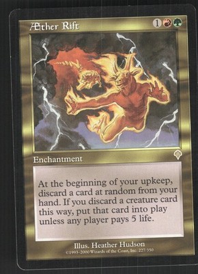 Aether Rift 227 Rare Invasion Magic: The Gathering Near Mint