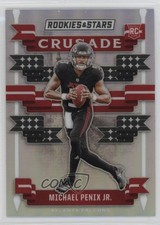 2024 Panini Rookies & Stars Crusade Silver Michael Penix Jr #C-MPJ sc2