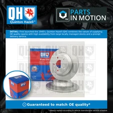 2x Brake Discs Pair Solid fits FORD PUMA 1.0 Rear 2019 on 271mm Set QH Quality