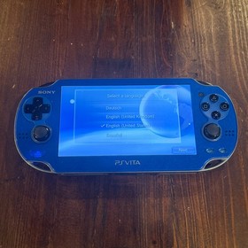 PS Vita Blue 1000. Tested And Working. Factory Reset.