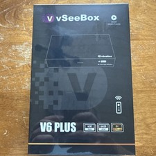 vSeeBox V6 Plus 8K UHD Streaming Media Player WiFi HDMI Black