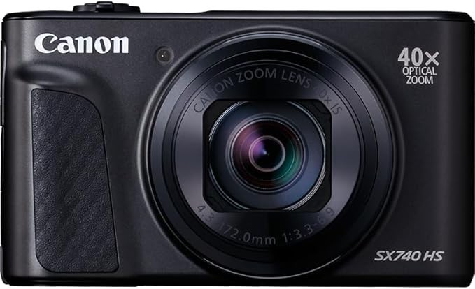 Canon PowerShot SX740 HS Lite Edition Digital Camera, 4K, 20.3MP, 40x Zoom
