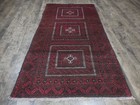 Anatolian Vintage Turkish Rug HandMade Turkish Tribal Geometric Rug 3.8x7 Ft — photo 2