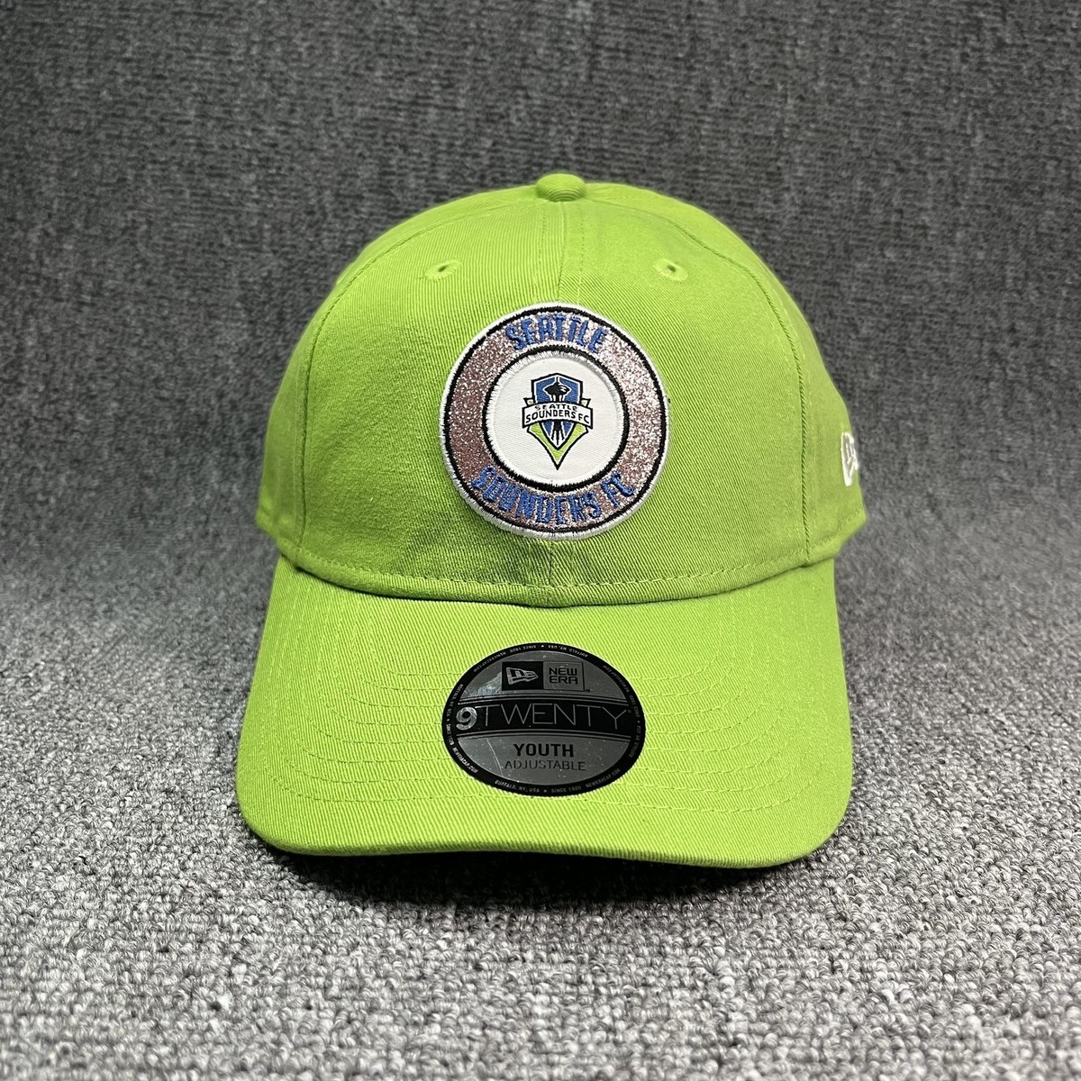 New Era Seattle Sounders 9TWENTY Strapback Neon Green Hat