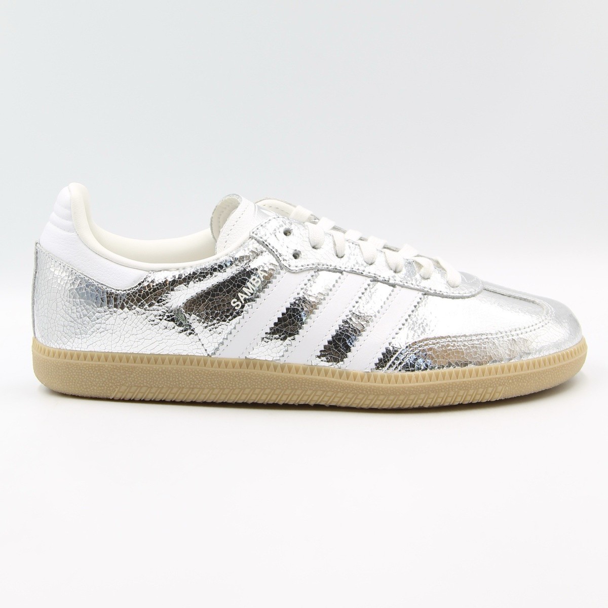 Buy Size 6 - adidas Samba OG Cracked Metallic Pack - Silver