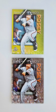 TOPPS PLATINUM BATTING MOMENT 2020 BUSTER POSEY MLB BASEBALL CARDS ( 2 CARDS )