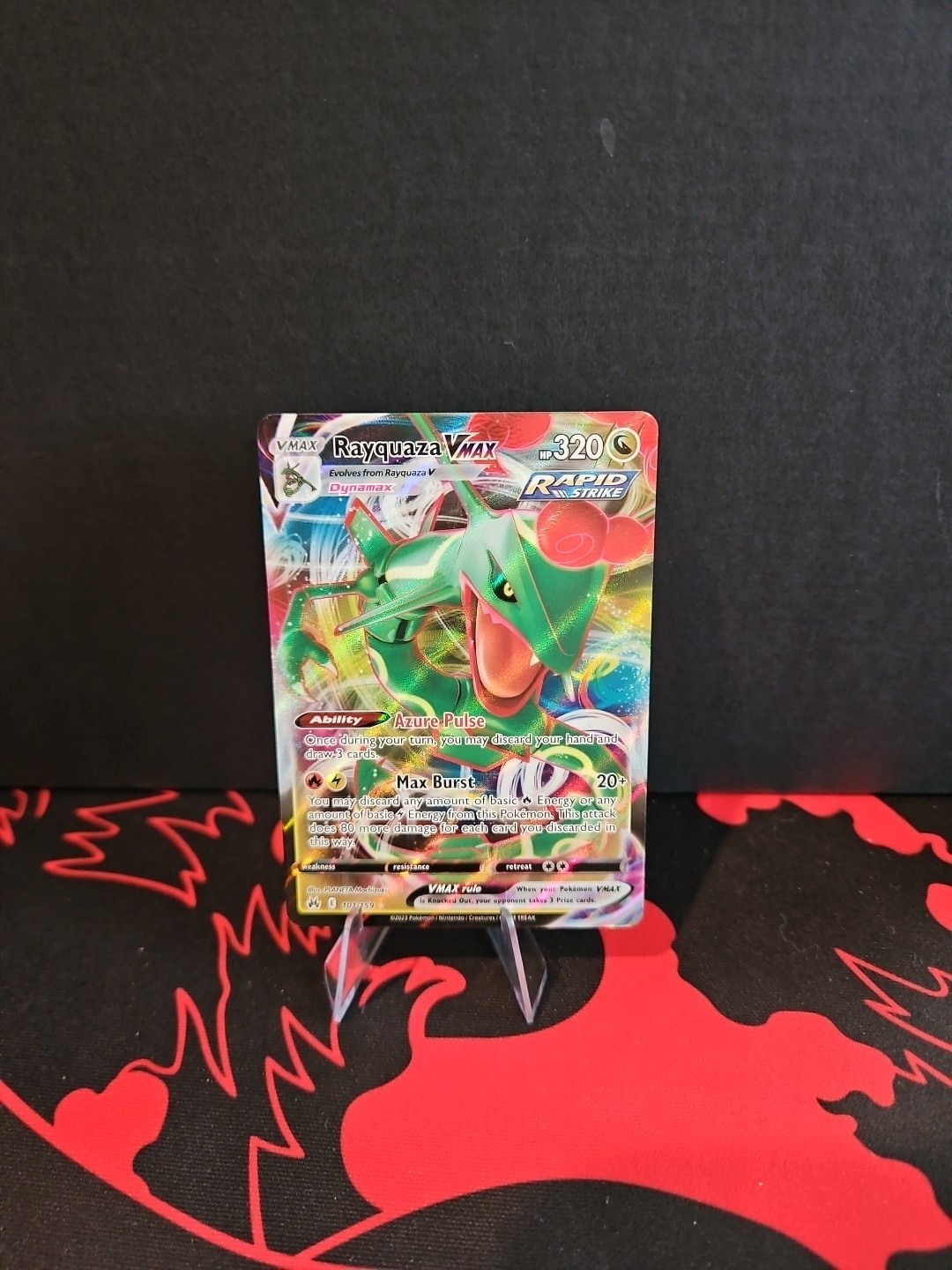 Rayquaza VMAX (101) 101/159 Pokémon TCG Ultra Rare Crown Zenith Near Mint