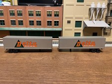 Walthers HO 949-2302 Delta Motor Lines 40' Rimorchi Confezione da 2 in HO