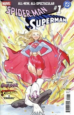 Marvel/DC Spider-Man/Superman #1 Peach Momoko VAR 4/22/26 Marvel