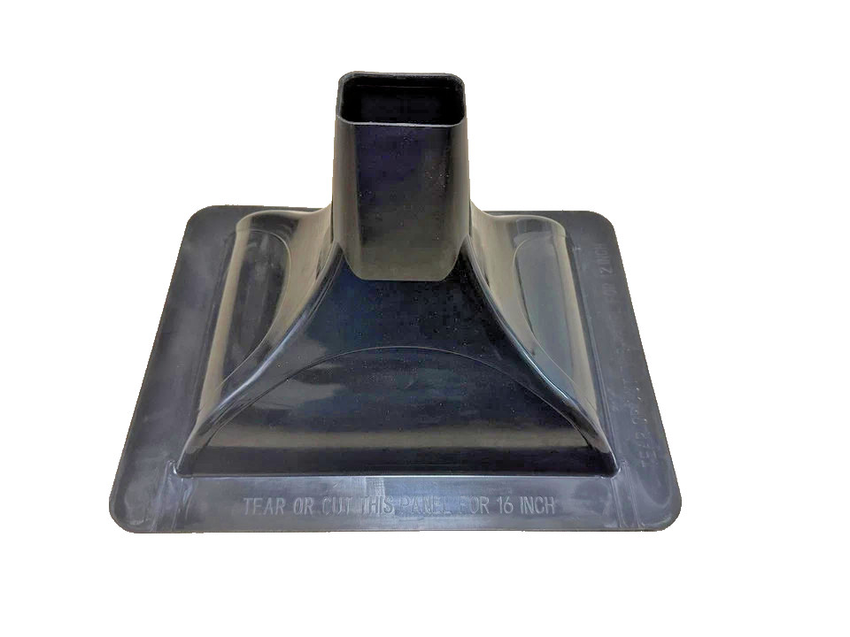 Trex RainEscape Down Spout for Deck Drainage System - BLACK