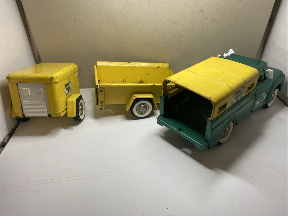 Sistema de alquiler de remolque nacional Structo Private Label P-Steel original de colección Foto 3 de 4