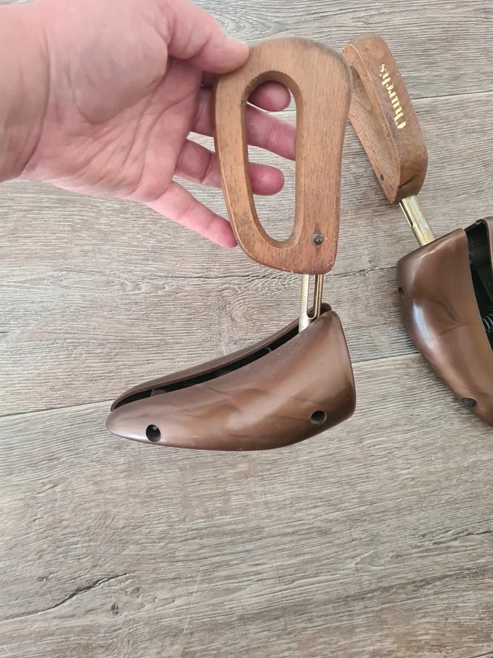 Vintage Herren Holz und Kunststoff Schuhspanner von Church's Medium - Bild 3 von 4
