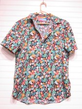 Chubbies The Boomerang Performance Polo Toucan Parrot Shirt Size M