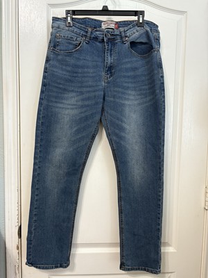 Hudson & Barrow NYC Dark Wash Blue Jeans Size 36/32 Made In USA