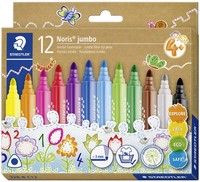 Staedtler Fasermaler Noris Jumbo 12Er Kartonetui