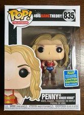 Funko POP! Television The Big Bang Theory Penny as Wonder Woman #835 2019 SDCC