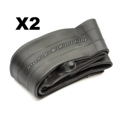 PETROLSCOOTER 2x InnerTube 12.5x21/4 Straight Valve Pushchair Phil & Teds Hammerhead Explorer
