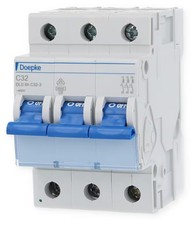 Doepke DLS 6h C32-3 Leitungsschutzschalter, 3-Polig, C-Charakteristik, 32A (0991