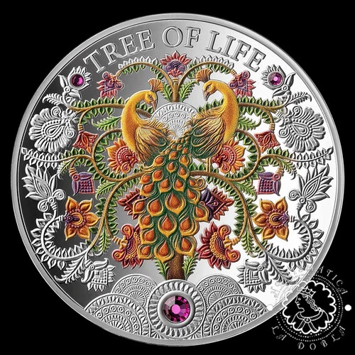 2026 - 5 CEDIS Silver PROOF AR - Summer Tree of Life - MINT XXI