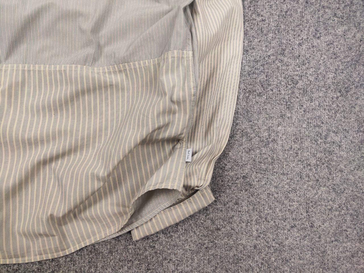 Paul Smith Design Beige patchwork Long Sleeve But… - image 7