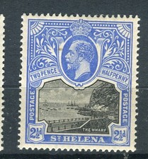 ST.HELENA; 1912 early GV Pictorial issue fine Mint hinged 2.5d. value
