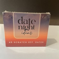 45 Romantic  Fun Scratch Off Date Night Ideas Card Game, Couple Gifts NIB