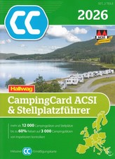 ACSI CampingCard & Stellplatzführer 2026 inklusive Ermäßigungskarte