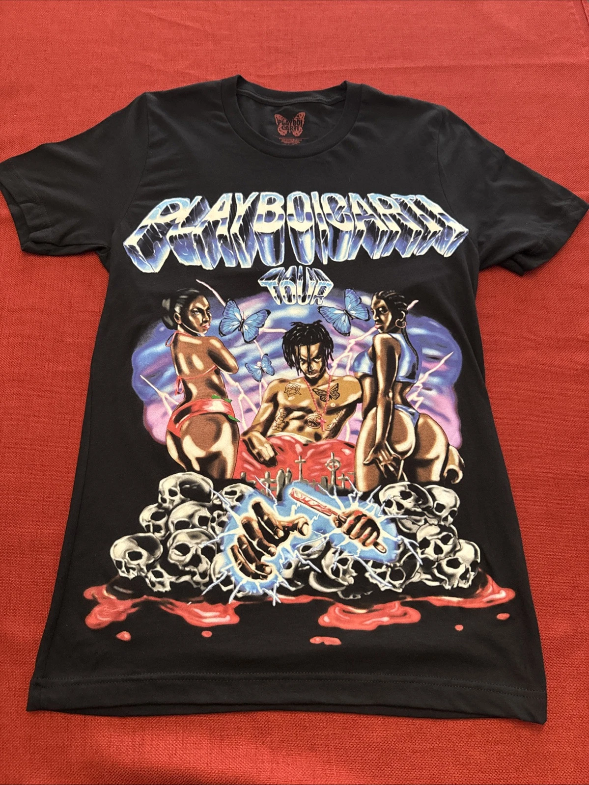🔥New 100% Authentic 2017 PLAYBOI CARTI SELF TITLED ERA Tour Official T-shirt SM