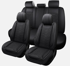 For Ford F150 F250 F350 F450 Car Seat Covers Leather 5-seats Front Rear Full Set