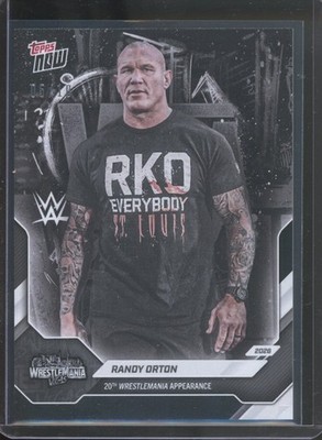 2026 Topps Now WWE Randy Orton #2 Wrestlemania Vegas Black Foil /10 SSP