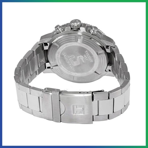 New TISSOT Seastar 1000 T120.417.11.051.01 Two Tone Black Dial Chrono Mens Watch - Picture 6 of 12