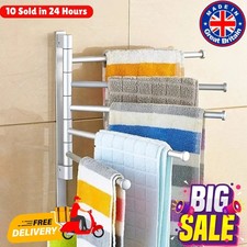 Stainless Steel Towel Rack - No Drill Wall Mounted Bathroom Shelf - Rustproof